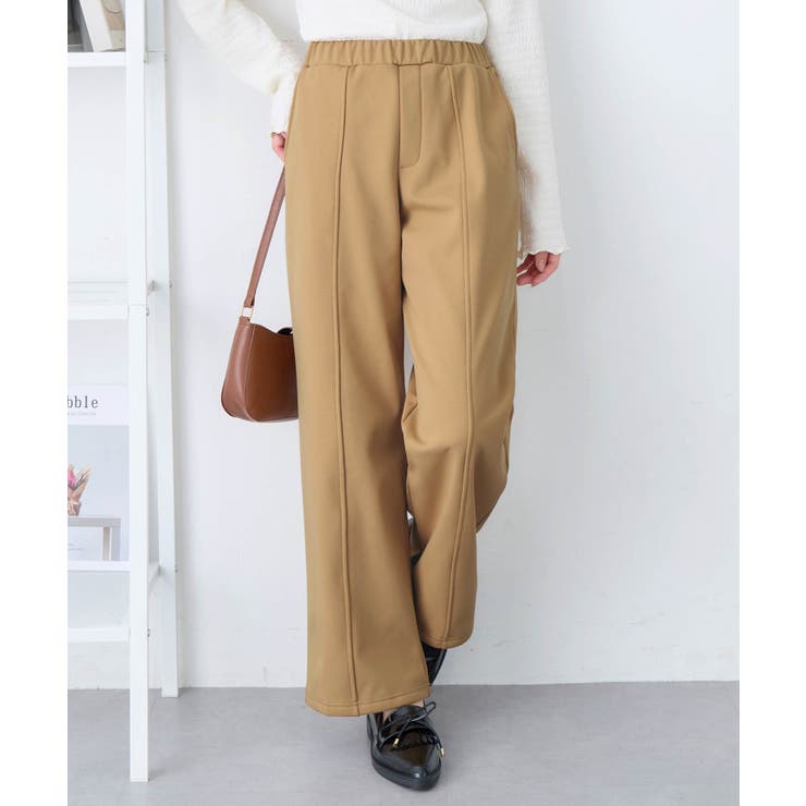 あったか裏起毛セミワイドパンツレギュラ | alotta | 詳細画像20 