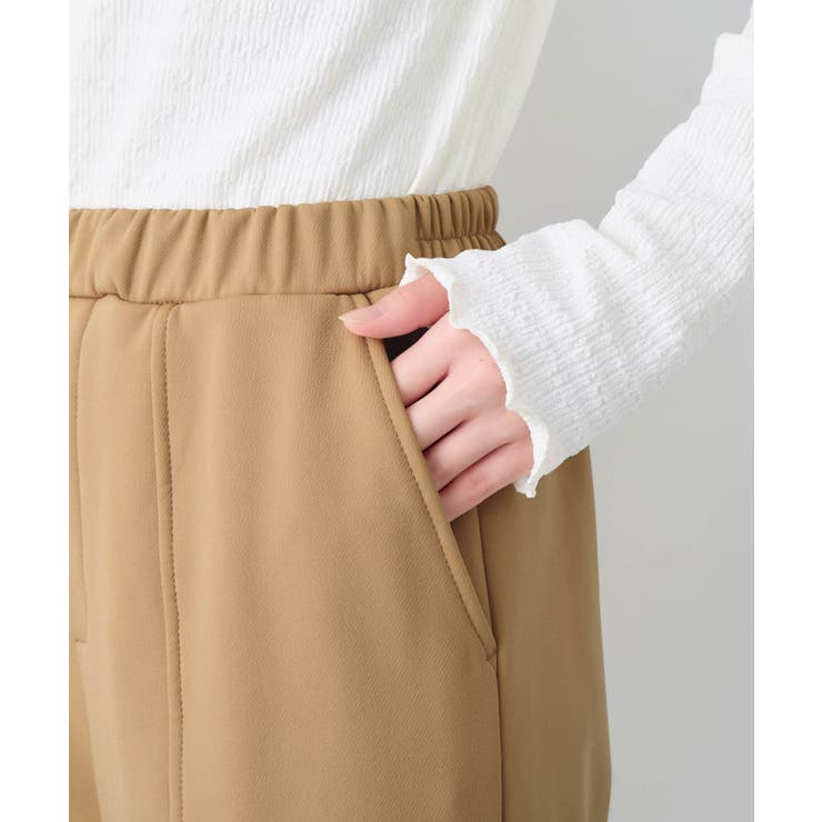 あったか裏起毛セミワイドパンツレギュラ | alotta | 詳細画像22 