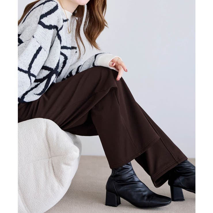 あったか裏起毛セミワイドパンツショート | alotta | 詳細画像10 