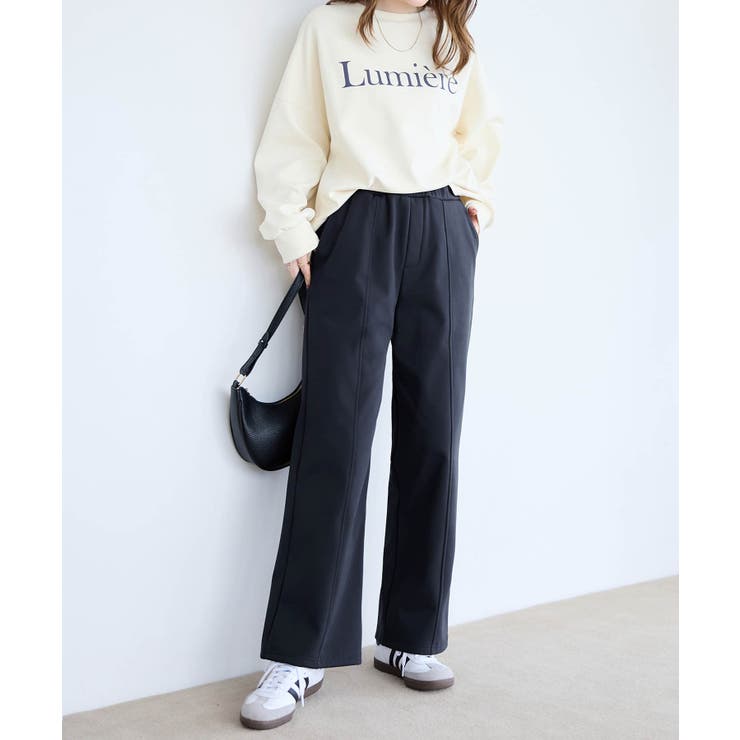 あったか裏起毛セミワイドパンツショート | alotta | 詳細画像2 