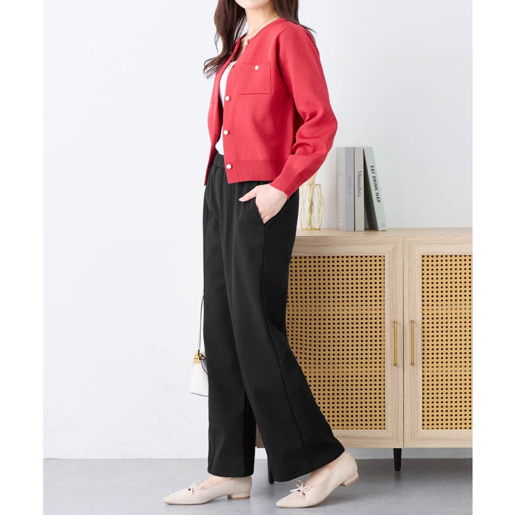 あったか裏起毛セミワイドパンツショート | alotta | 詳細画像14 