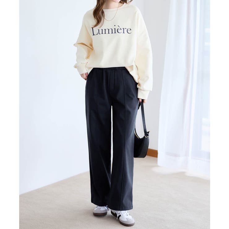 あったか裏起毛セミワイドパンツショート | alotta | 詳細画像3 