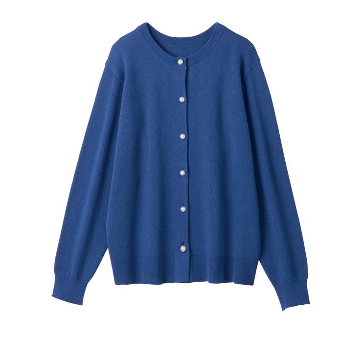 パールボタンニットカーディガン ミドル  | alotta | 詳細画像34 