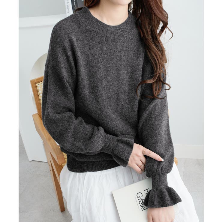 ふんわりタッチキャンディースリーブニット | alotta | 詳細画像1 