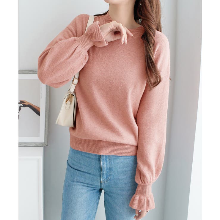 ふんわりタッチキャンディースリーブニット | alotta | 詳細画像11 