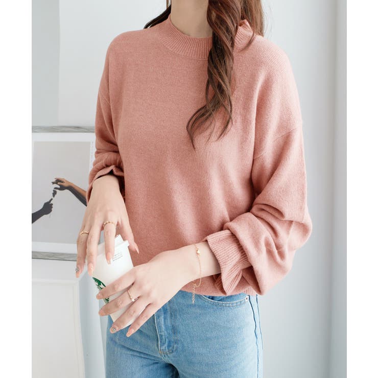 ふんわりタッチキャンディースリーブニット | alotta | 詳細画像12 