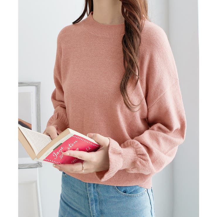 ふんわりタッチキャンディースリーブニット | alotta | 詳細画像13 