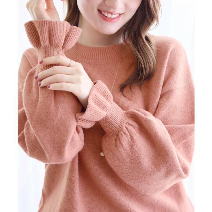 ふんわりタッチキャンディースリーブニット | alotta | 詳細画像20 