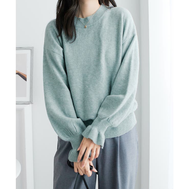 ふんわりタッチキャンディースリーブニット | alotta | 詳細画像23 