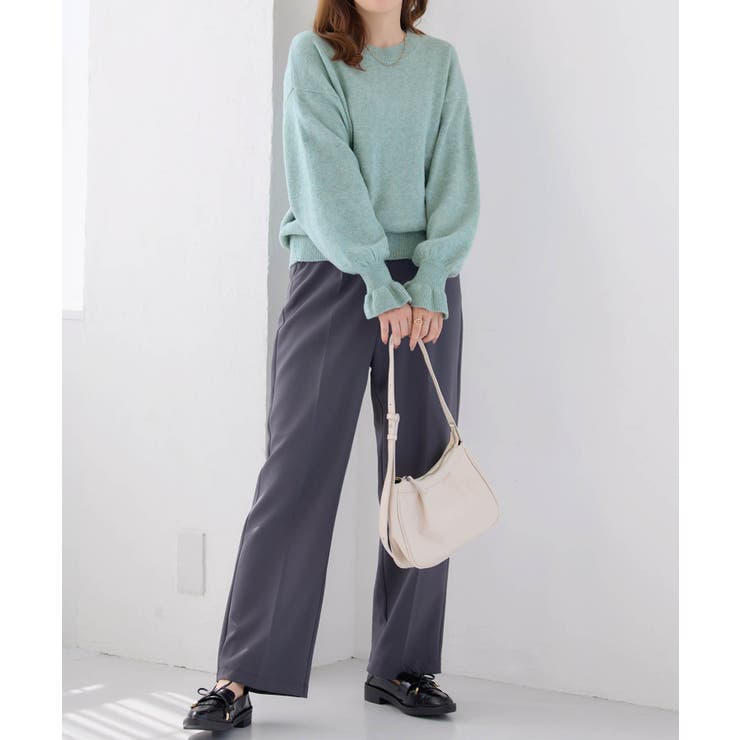 ふんわりタッチキャンディースリーブニット | alotta | 詳細画像25 