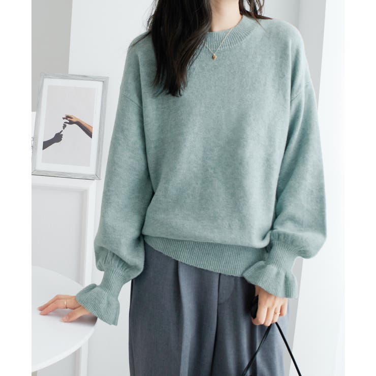 ふんわりタッチキャンディースリーブニット | alotta | 詳細画像27 