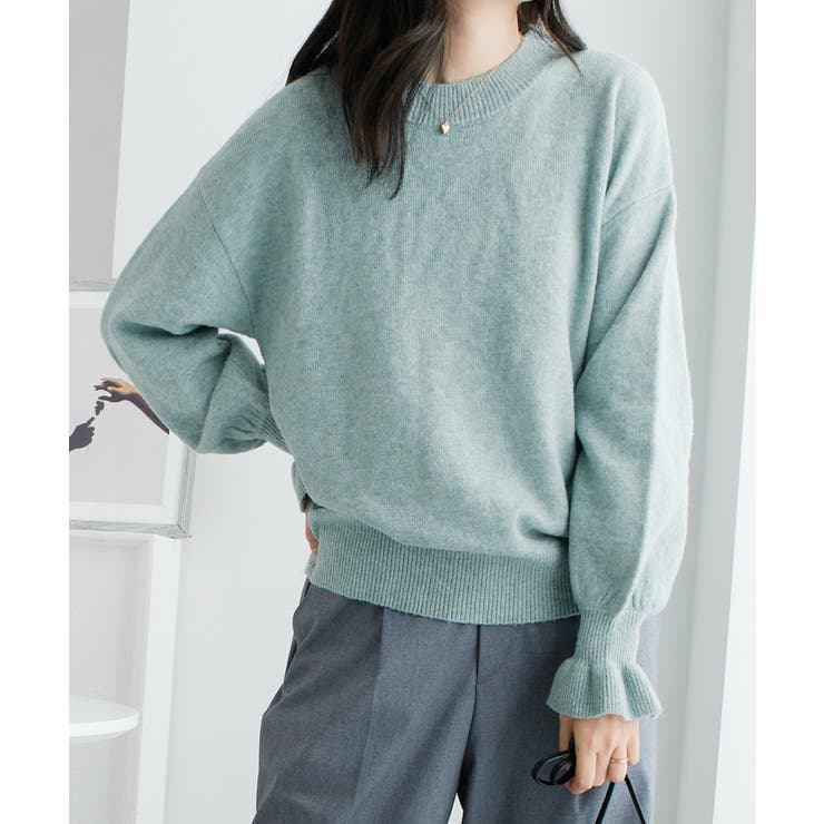 ふんわりタッチキャンディースリーブニット | alotta | 詳細画像28 