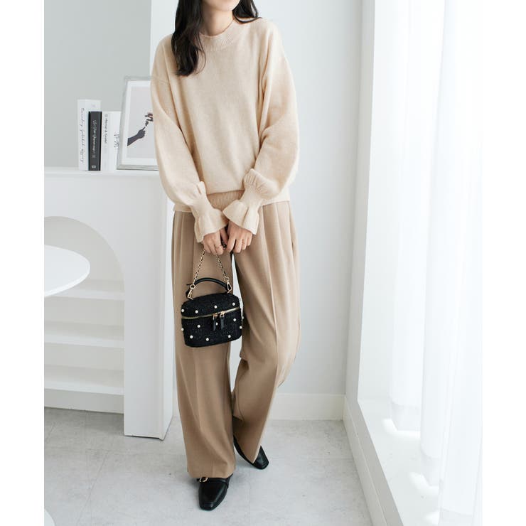 ふんわりタッチキャンディースリーブニット | alotta | 詳細画像31 