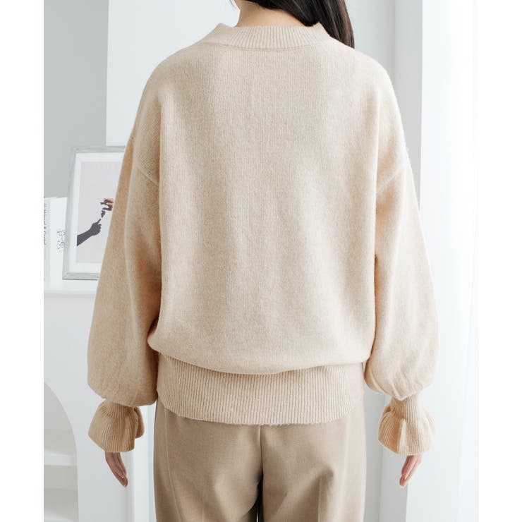 ふんわりタッチキャンディースリーブニット | alotta | 詳細画像35 