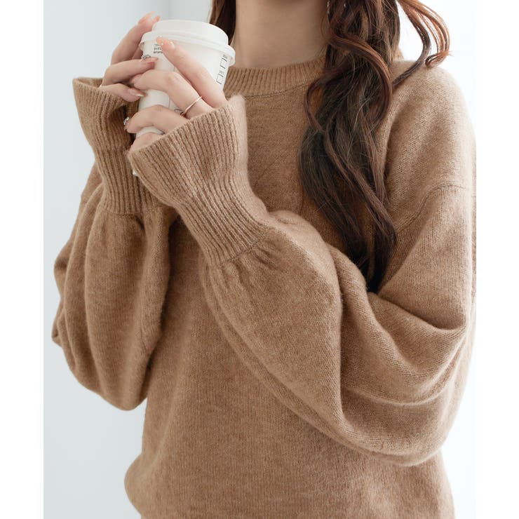 ふんわりタッチキャンディースリーブニット | alotta | 詳細画像41 