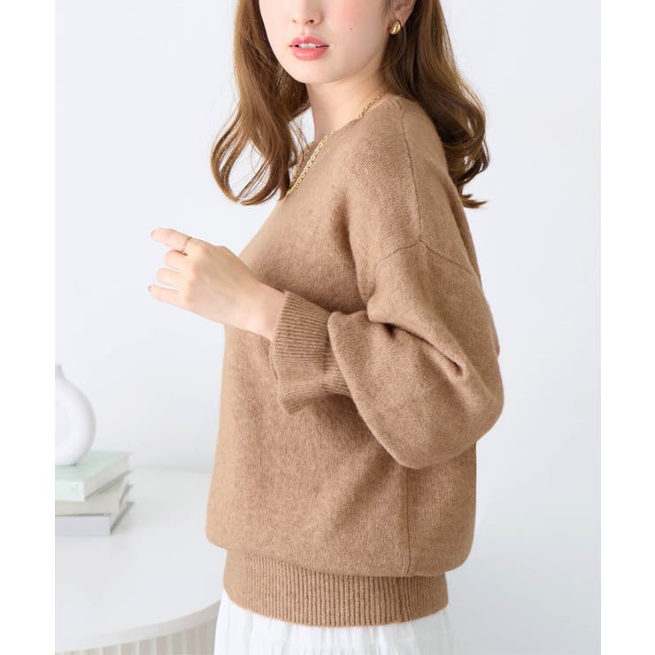 ふんわりタッチキャンディースリーブニット | alotta | 詳細画像46 