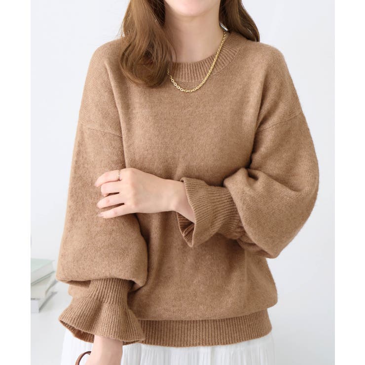 ふんわりタッチキャンディースリーブニット | alotta | 詳細画像49 