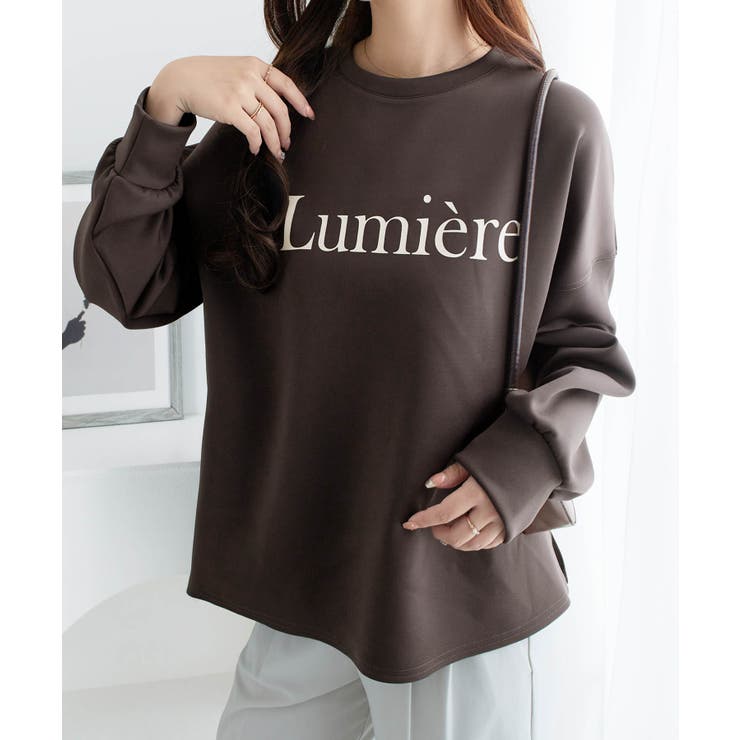 大人可愛いロゴダンボールプルオーバー | alotta | 詳細画像12 