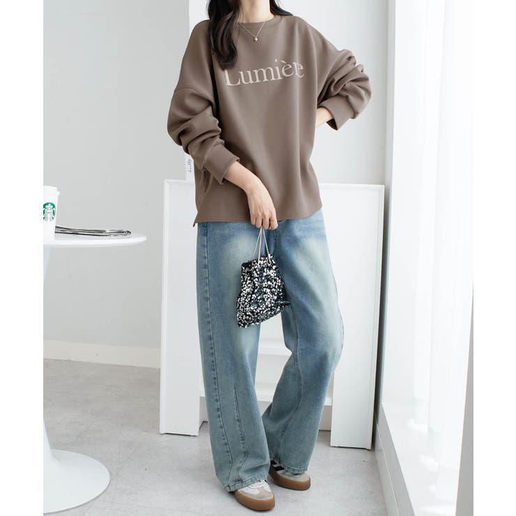 大人可愛いロゴダンボールプルオーバー | alotta | 詳細画像22 