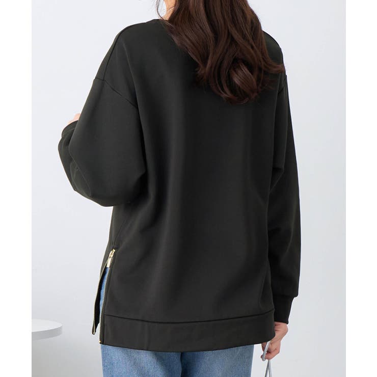 サイドジップあったか裏起毛プルオーバー | alotta | 詳細画像14 