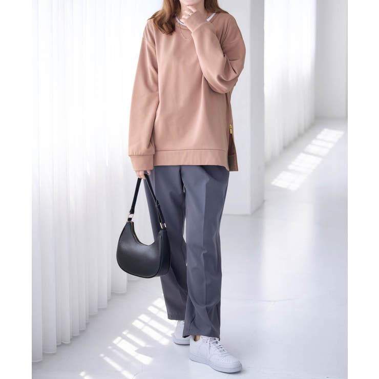 サイドジップあったか裏起毛プルオーバー | alotta | 詳細画像28 