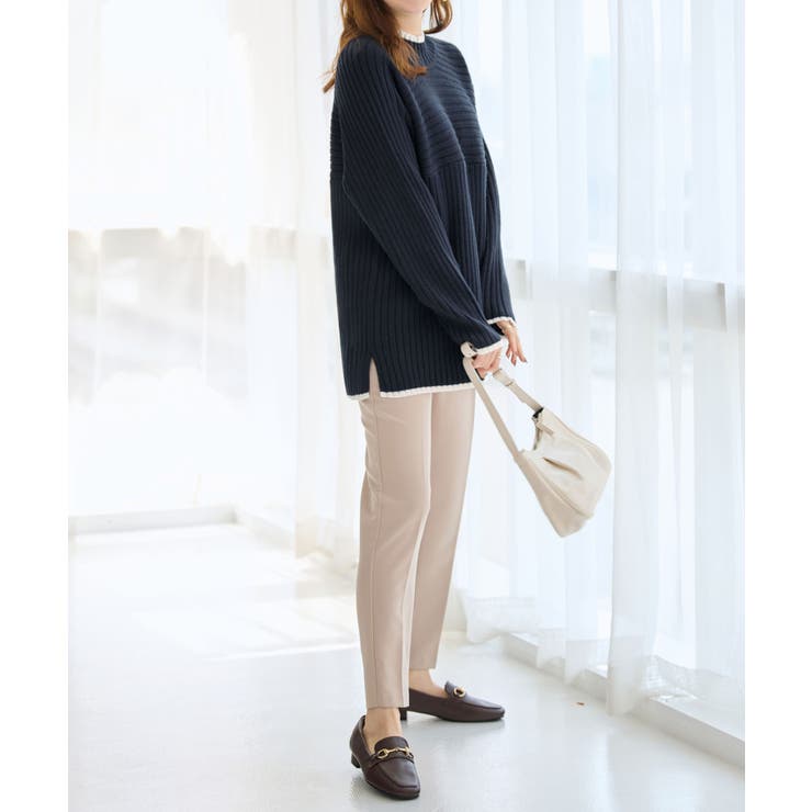 リブ切替ニットプルオーバー | alotta | 詳細画像20 