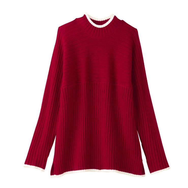 リブ切替ニットプルオーバー | alotta | 詳細画像27 