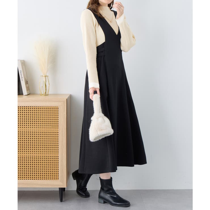 袖シアー切替ニットプルオーバー | alotta | 詳細画像15 