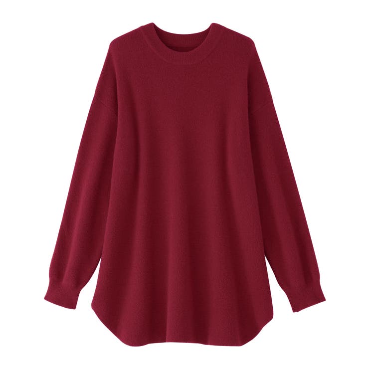 ふんわり裾ラウンドゆるニットチュニック | alotta | 詳細画像33 