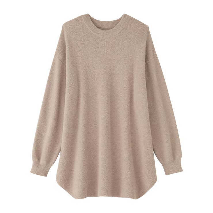 ふんわり裾ラウンドゆるニットチュニック | alotta | 詳細画像36 