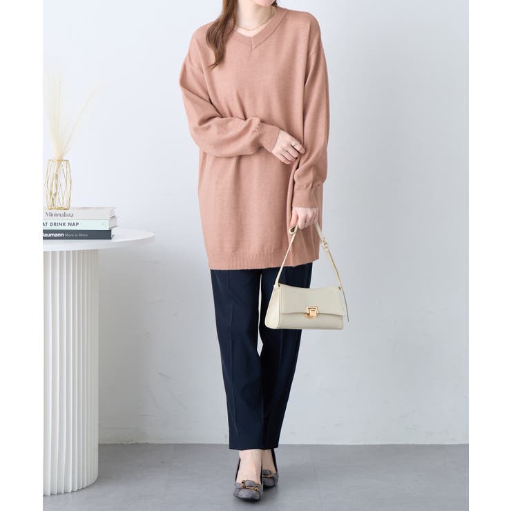 ゆるニットＶネックチュニック | alotta | 詳細画像2 