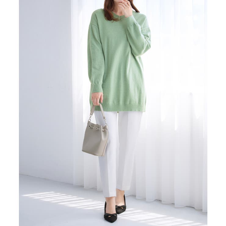 ゆるニットＶネックチュニック | alotta | 詳細画像25 