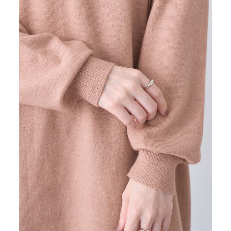 ゆるニットＶネックチュニック | alotta | 詳細画像9 