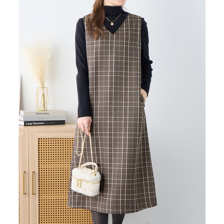 Ｖネックジャンパースカート | alotta | 詳細画像2 