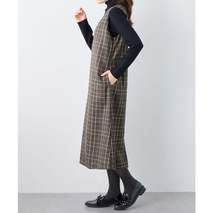 Ｖネックジャンパースカート | alotta | 詳細画像9 