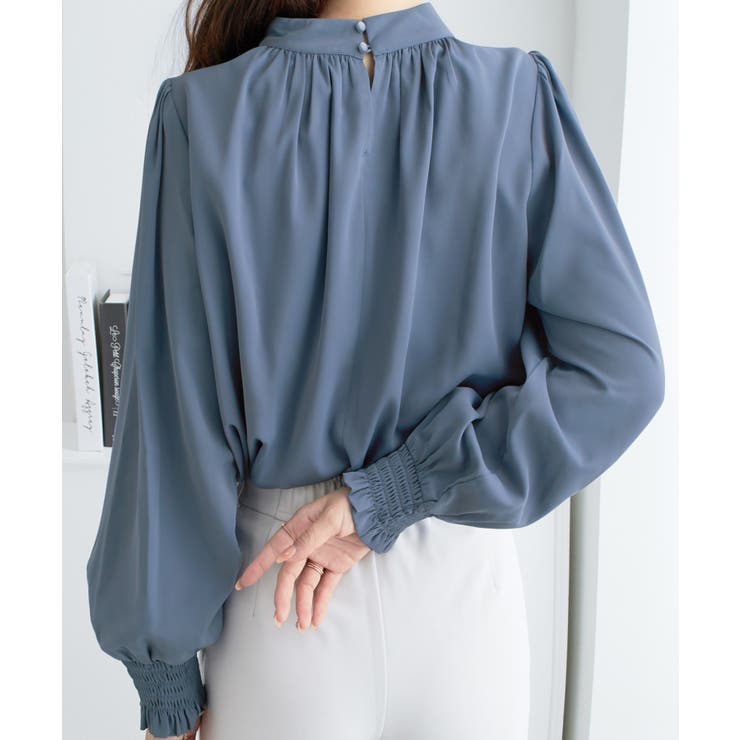 ボリューム袖とろみブラウス | alotta | 詳細画像22 
