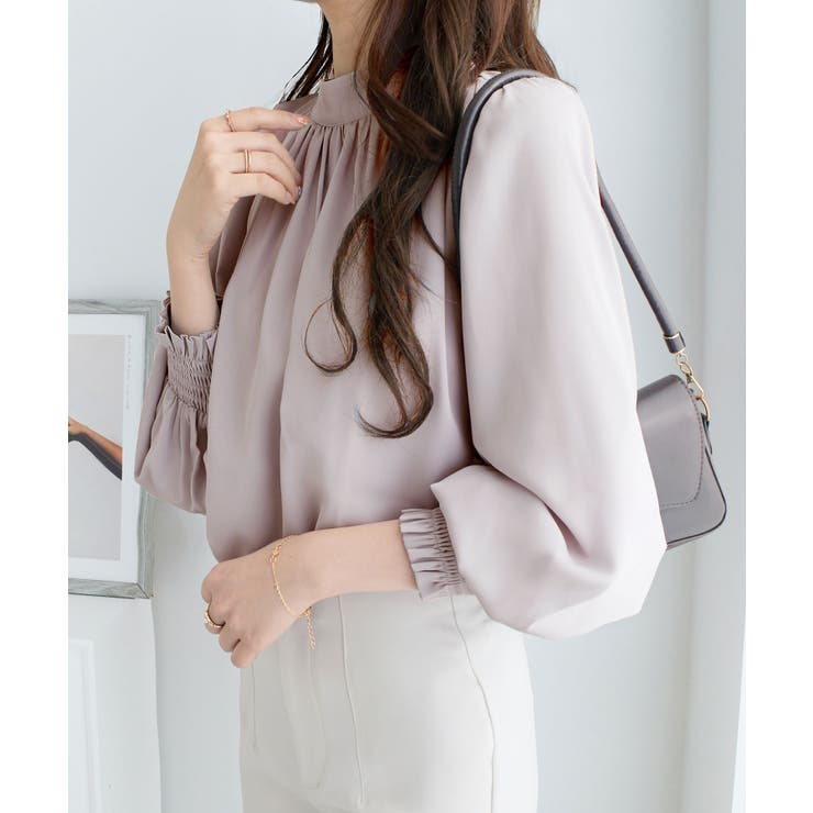 ボリューム袖とろみブラウス | alotta | 詳細画像5 