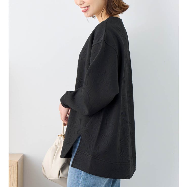 すっきり見え花柄ジャガードチュニック | Viola e Viola | 詳細画像9 