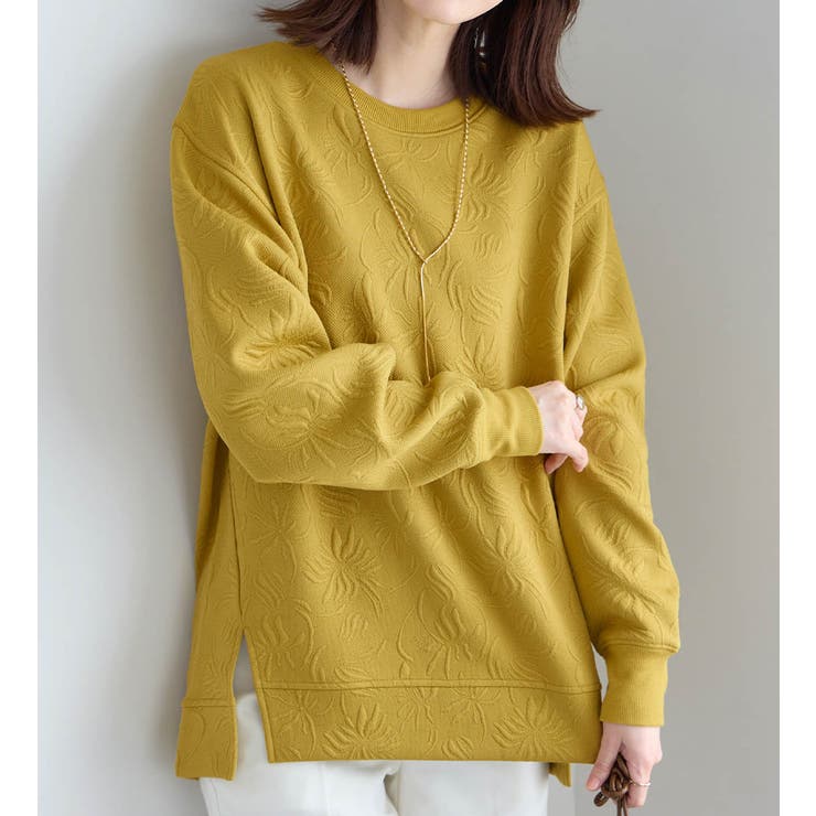 すっきり見え花柄ジャガードチュニック | Viola e Viola | 詳細画像2 