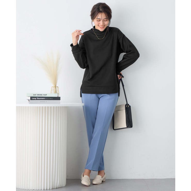 裏起毛ニットソーリブ切替トップス | Viola e Viola | 詳細画像9 