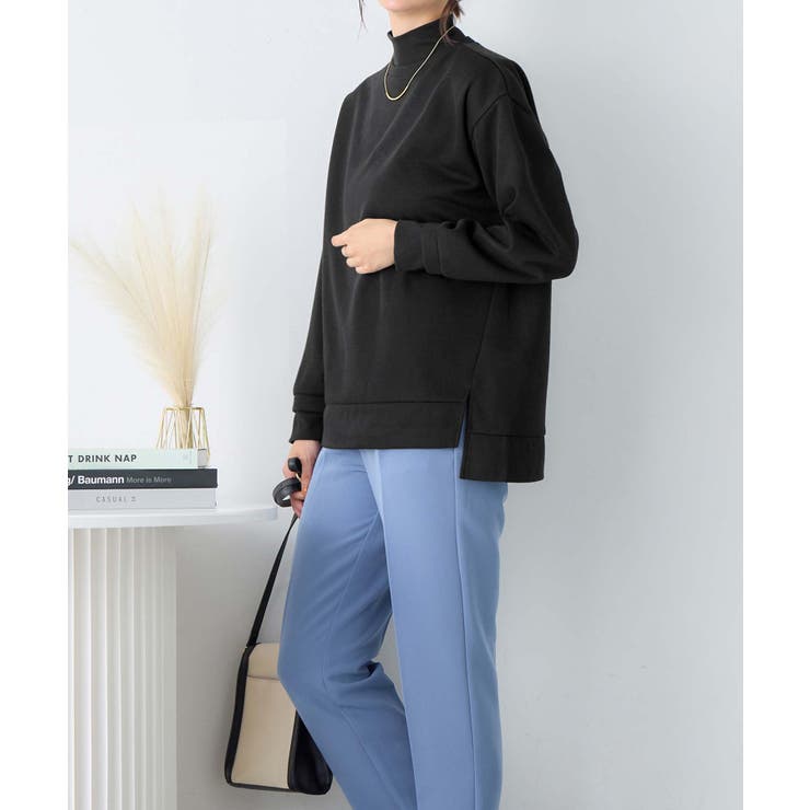 裏起毛ニットソーリブ切替トップス | Viola e Viola | 詳細画像10 