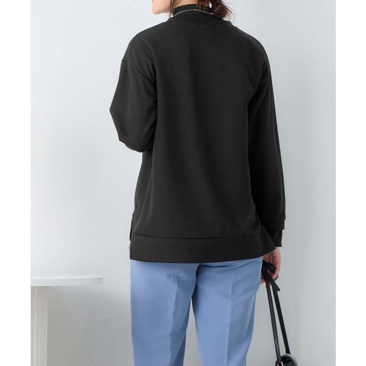 裏起毛ニットソーリブ切替トップス | Viola e Viola | 詳細画像11 