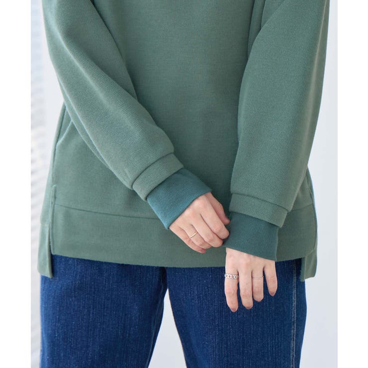 裏起毛ニットソーリブ切替トップス | Viola e Viola | 詳細画像20 