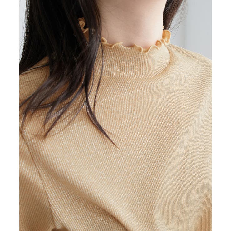 ラメ入りテレコリブプチハイメローカットソ | Viola e Viola | 詳細画像20 