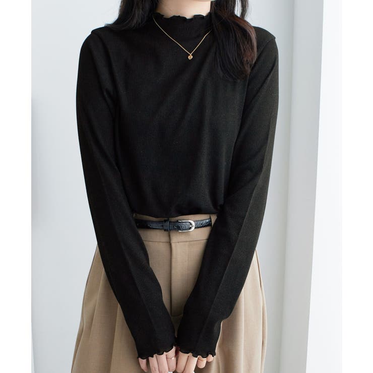 ラメ入りテレコリブプチハイメローカットソ | Viola e Viola | 詳細画像3 