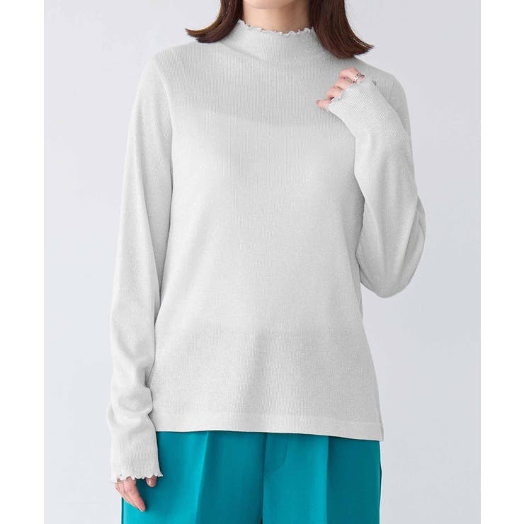 ラメ入りテレコリブプチハイメローカットソ | Viola e Viola | 詳細画像33 