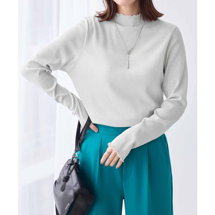 ラメ入りテレコリブプチハイメローカットソ | Viola e Viola | 詳細画像34 