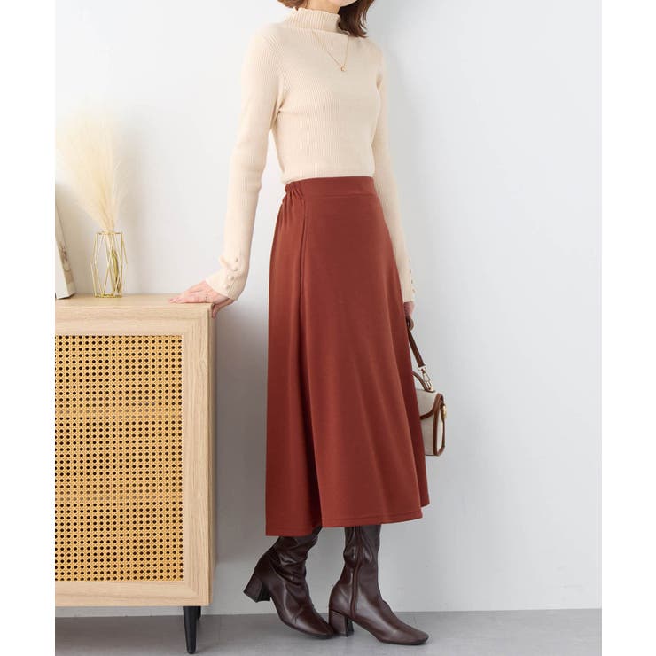 【選べる丈】なめらかポンチフレアミドルス | Viola e Viola | 詳細画像5 