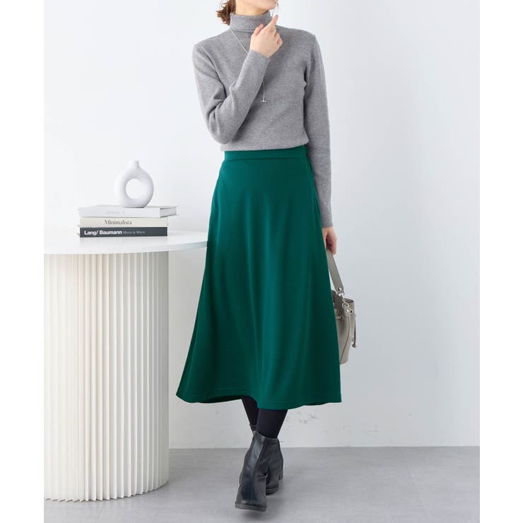 【選べる丈】なめらかポンチフレアミドルス | Viola e Viola | 詳細画像7 