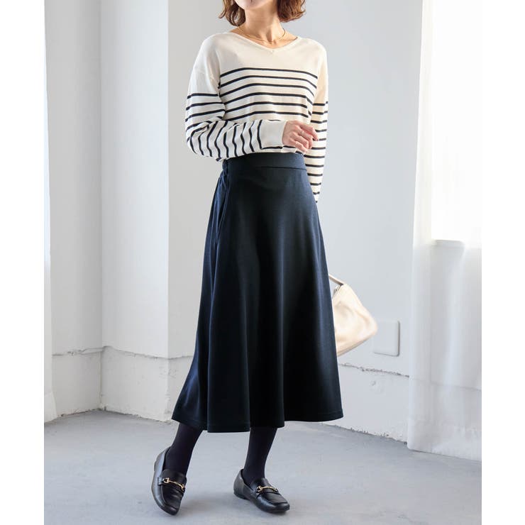 【選べる丈】なめらかポンチフレアミドルス | Viola e Viola | 詳細画像11 